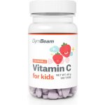 GymBeam Vitamín C tablety na cucání pro děti jahoda 120 tab – Zboží Mobilmania