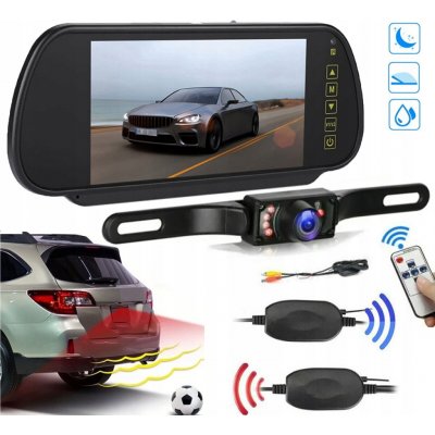 170° AUTOMOBILOVÁ KAMERA ZRCÁTKO HD REKORDÉR PŘEDNÍ ZADNÍ COUVACÍ KAMERA | Zboží Auto