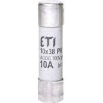 Pojistka válcová ETI CH10x38 gR 10A 700V AC/DC pro jištění polovodičů 002625021 – Sleviste.cz