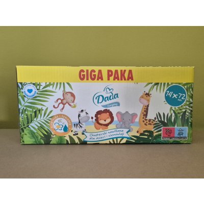 Dada Everyday Vlhčené ubrousky 14 x 72 ks – Hledejceny.cz