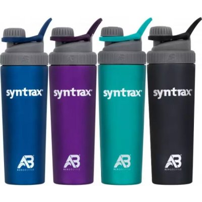 Syntrax Láhev Aerobottle nerezová 900 ml - tyrkysová – Sleviste.cz