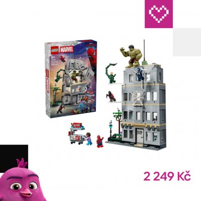 LEGO® SUPER HEROES 76350 Epické střetnutí: Spider-Man vs. Hulk – Zboží Mobilmania