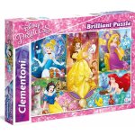 Clementoni Brilliant 20140 Disney princezny: Pohádkové světy 104 dílků – Zbozi.Blesk.cz