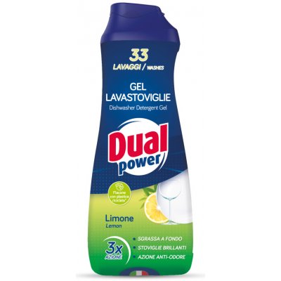 Dual power gel do myčky nádobí Lemon 33 dávek 660 ml – Zboží Mobilmania