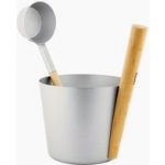 Rento hliníkové vědro s rukojetí a naběračkou 5L set - Stříbrná – Zboží Dáma