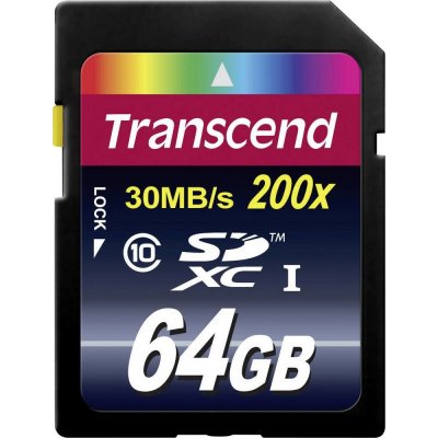 Transcend SDXC 64 GB UHS-I U1 TS64GSDXC10