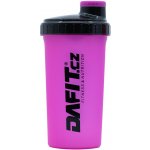 Dafit Šejkr 700 ml růžovo černá, černé logo – Sleviste.cz