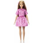 Mattel Barbie Modelka 249 s růžovým paisley vzorem JJN62 – Hledejceny.cz