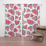 Sablio Závěs Vodní meloun: 2ks 140x250cm – Hledejceny.cz