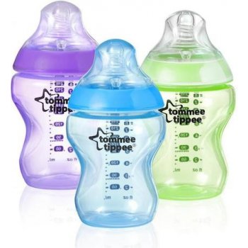 Tommee Tippee láhev C2N 3 ks růžová 260ml