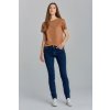 Dámské džíny Gant FARLA SUPER STRETCH JEANS DARK BLUE BROKEN IN