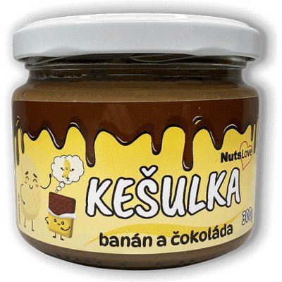 NutsLove Kešulka banán v čokoládě 300 g – Hledejceny.cz