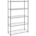 TECHNICA Regál na víno z chromované oceli, 5-ti policový, 900x350 x 1500 mm Silver Line – Zboží Dáma TECHNICA Regál na víno z chromované oceli, 5-ti policový, 900x350 x 1500 mm Silver Line – Zboží Dáma