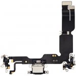 AppleKing nabíjecí a audio flex konektor pro iPhone 15 Plus - černý – Zboží Živě