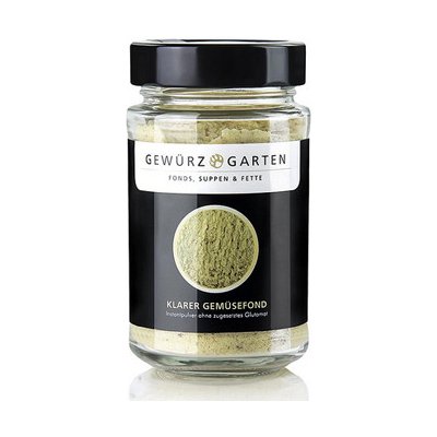 Klarer zeleninový vývar, instantní prášek bez glutamátu, Gewürzgarten 170 g – Zboží Dáma