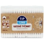 Tip line vatové tyčinky eco papírová krabička 200 ks – Zboží Dáma