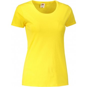 FRUIT OF THE LOOM LADY-FIT VALUEWEIGHT T YELLOW