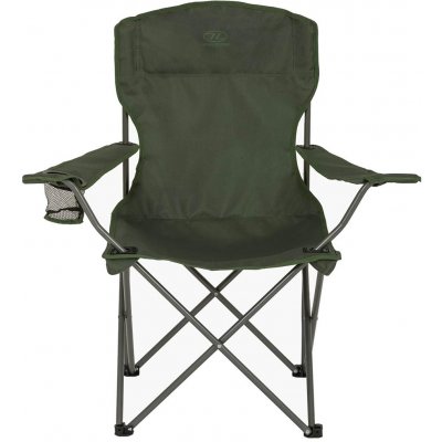 HIGHLANDER Židle kempingová skládací EDINBURGH ZELENÁ – Zboží Mobilmania