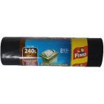 SARANTIS pytle na odpadky extra silné FINO 240l 50μm 8ks černý – Zboží Dáma