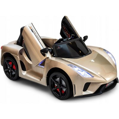 Elektrické auto Lamborghini zlatá