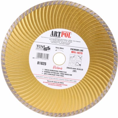 Art-Pol Diamantový kotouč 250 x 25,4 mm 81825 – Zbozi.Blesk.cz