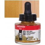Amsterdam Acrylic Ink 803 Deep Gold 30 ml – Zboží Dáma