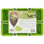 NOHEL GARDEN květináč sadbový GREEN s podmiskou zelený 8x8x8 cm – Zbozi.Blesk.cz