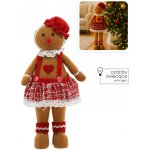 Pro-Tech shop Vánoční figurka perníkové děvčátko stojící LED 22x18x46cm 69862 – Hledejceny.cz