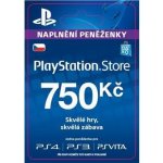PlayStation dárková karta 750 Kč – Sleviste.cz