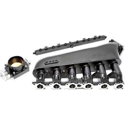 TA Technix sací svody BMW 3 E30, 320i / 325i motor M20B20 / M20B25 vč. klapky a palivové lišty - černé – Hledejceny.cz