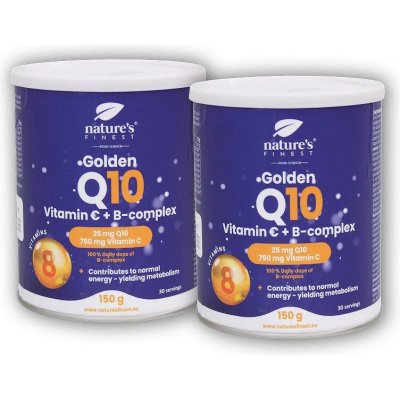 Nature´s Finest 2x Golden Q10 + Vitamin C + B-Complex 150g – Hledejceny.cz