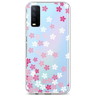 Pouzdro TopQ Vivo Y11s silikon Pink Blossom