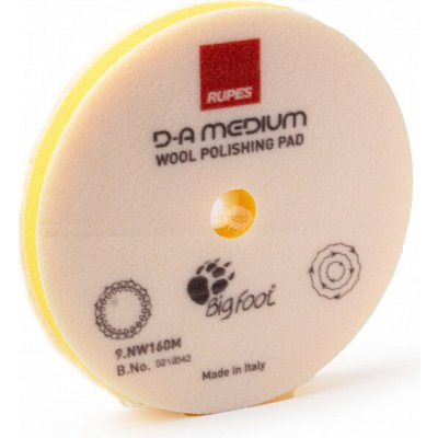 Rupes BigFoot D-A MEDIUM Wool 160 mm – Zboží Mobilmania