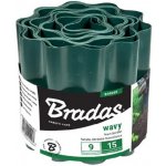 Bradas Plastový okraj trávníku OBFG0910 10cmx9m hnědá – Zboží Dáma