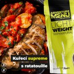 Adventure Menu Lightweight Kuřecí supreme s ratatouille 400 g – Zboží Dáma