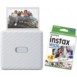Fujifilm Instax Link WIDE bílá + film wide 20ks – Zboží Živě