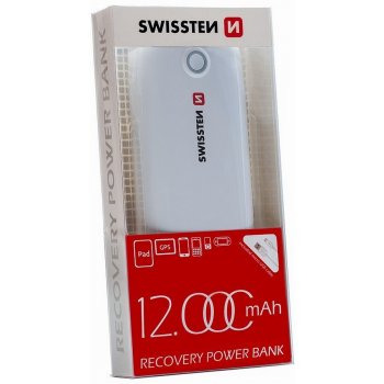 Swissten RECOVERY POWER BANK 12000 mAh