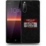 Picasee silikonový černý obal pro Sony Xperia 10 II - HELLO 404 – Zboží Živě