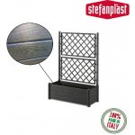 STEFANPLAST Truhlík vyvýšený záhon s mřížkou ITALIA 100x43x142cm moka – Sleviste.cz