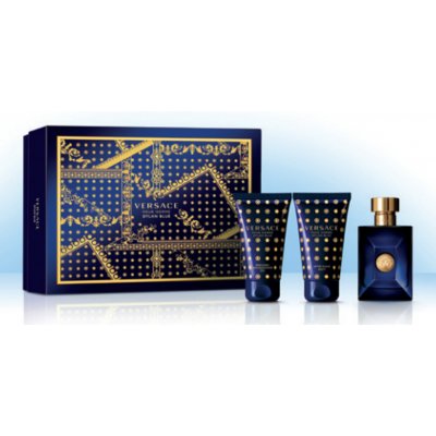 Versace Dylan Blue EDT 50 ml + sprchový gel 50 ml + balzám po holení 50 ml dárková sada