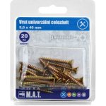 M.A.T. GROUP vrut un.celozávit 5,0x 40mm ZZ (20ks) – Hledejceny.cz