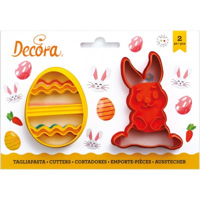 Decora Decora Sada velikonočních vykrajovátek - vajíčko a zajíc – Hledejceny.cz