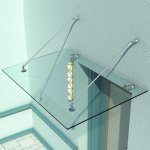 Homecom Sylt skleněná 150x90 cm – Zboží Mobilmania