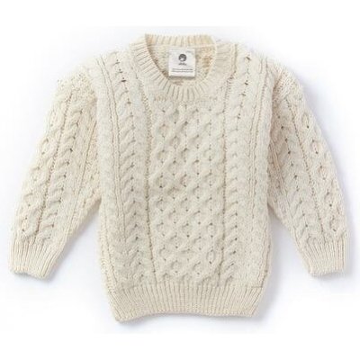 Vlnka Dětský vlněný svetr S14 přírodní – Zboží Dáma