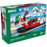 Brio 33061 Nákladní přístav sada – Zboží Dáma