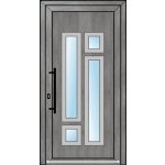 OknaDvereNaMiru.cz Vchodové dveře INOX 1417 bílá 100 x 215 cm – Zboží Mobilmania