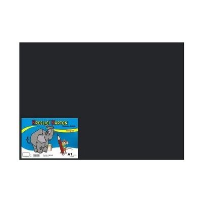 Barevná čtvrtka 10ks A1 180 g/m2 černá – Zboží Mobilmania
