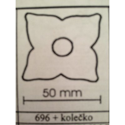 Vykrajovátko čtverec cípatý + kolečko - Felcman – Hledejceny.cz