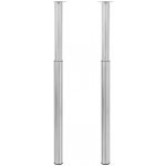 Omaxi 946670 2 teleskopické stolové nohy z nerezová ocel 710 mm - 1100 mm – Hledejceny.cz