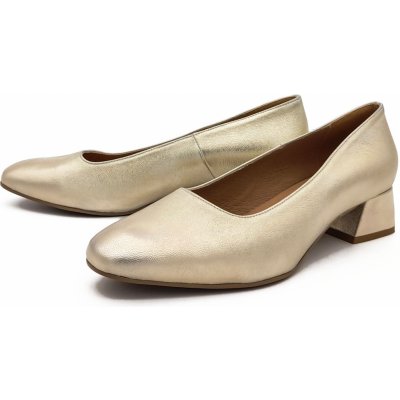 Dámské kožené lodičky 6196 04495 ACORD zlaté zlatá – Hledejceny.cz